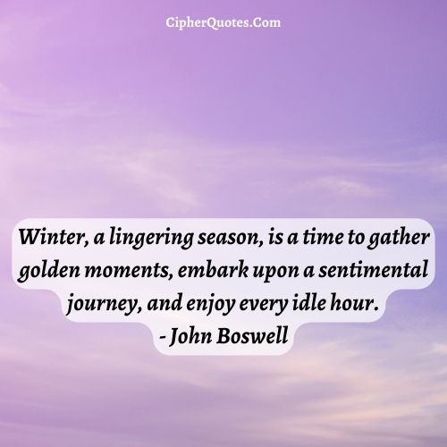 winter quotes for wednesday
